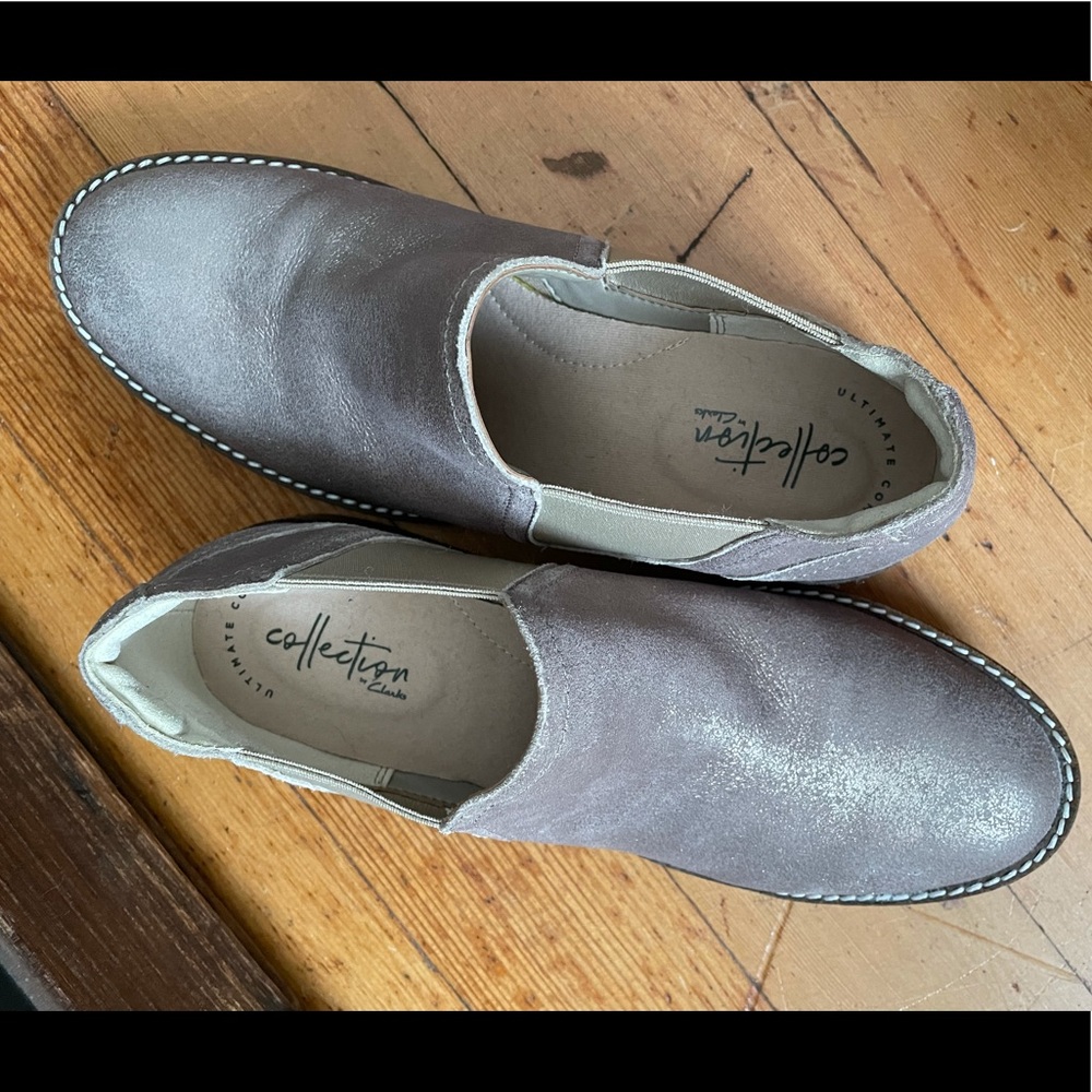 Clarks Silver 7.5 - Picture 5 of 6